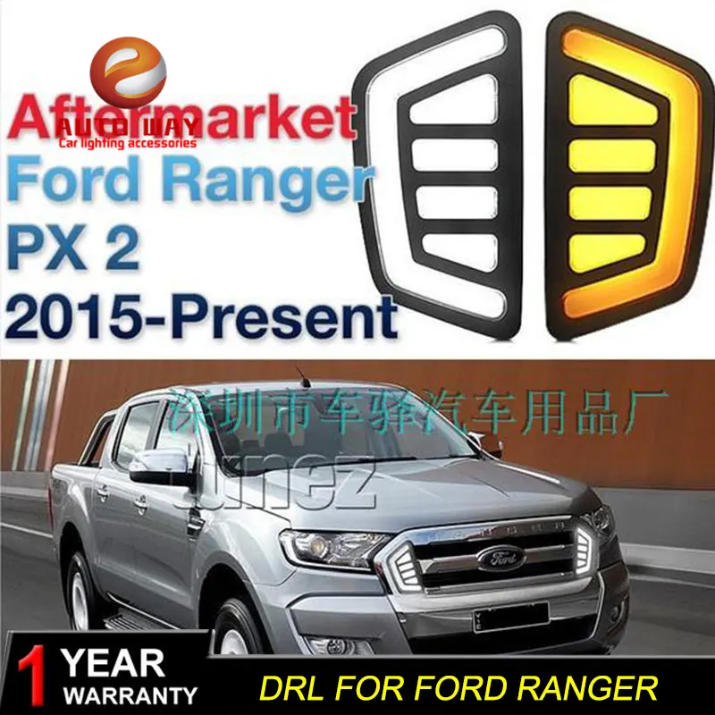 Car styling Halogen fog lights Car Black 2pcs Front Bumper Fog Light Cover Daytime running lights for FORD RANGER 2015 2016 DRL цена Car styling Halogen fog lights Car Black 2pcs Front Bumper Fog Light Cover Daytime running lights for FORD RANGER 2015 2016 DRL цены онлайн