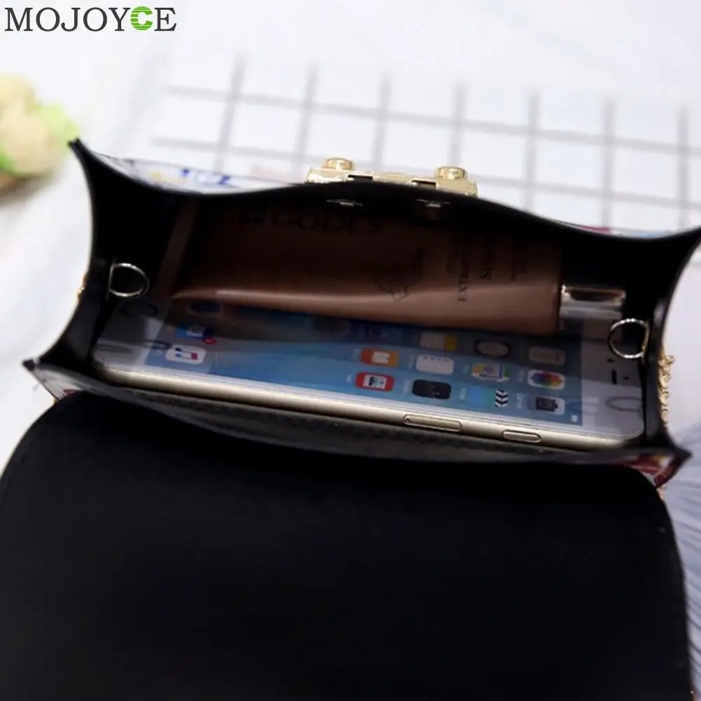 Flower Printed Women Leather Handbags Mini Chain Bag PU Shoulder Crossbody Bag Women Mssenger Bags Small Handbag Mini Bolsas Flower Printed Women Leather Handbags Mini Chain Bag PU Shoulder Crossbody Bag Women Mssenger Bags Small Handbag Mini Bolsas