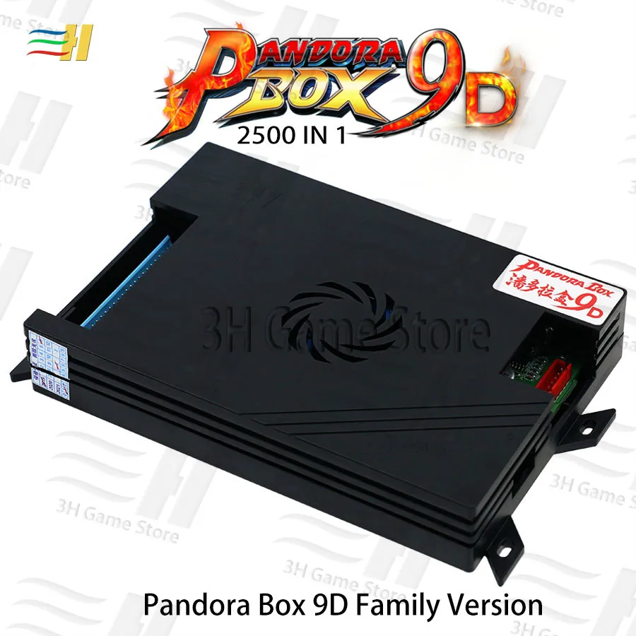 Pandora box 9d 2500 В 1 семейная версия материнская плата может 3P 4P игры usb подключение геймпад поддержка 3d tekken mortal kombat 1 2 3 4