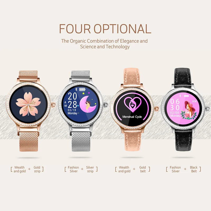 MAFAM M8 smart watch women android ios waterproof IP68 Heart Rate Monitor smartwatch fitness tracker message call reminder