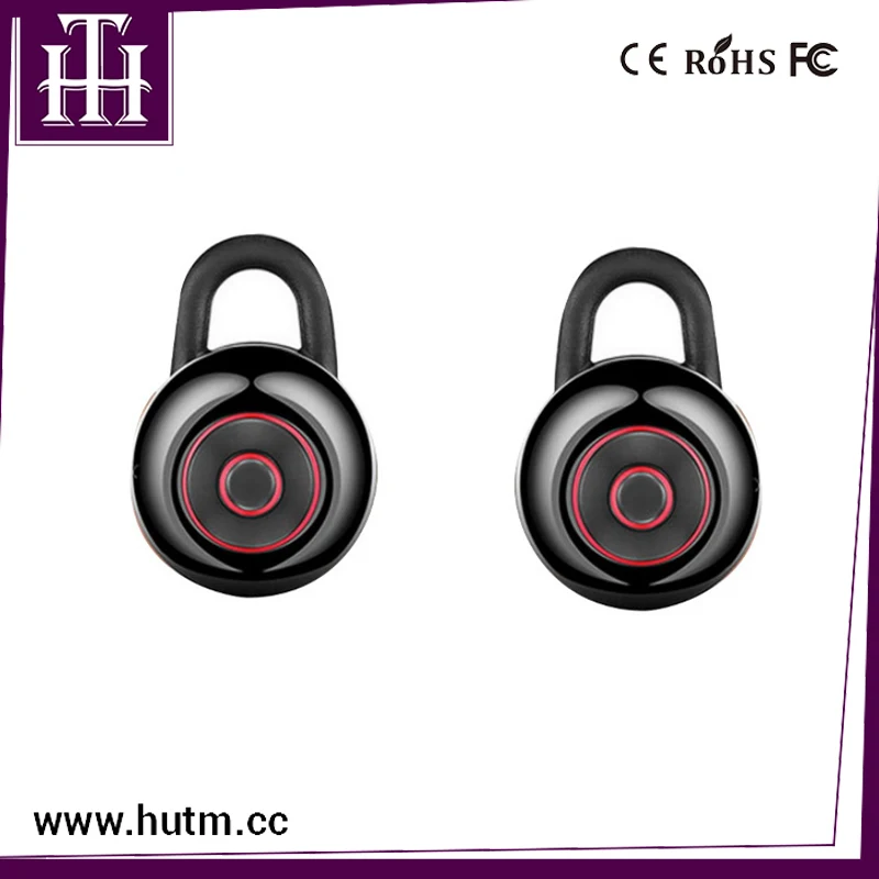 Hutmtech C18 Custom CSR MINI TWS True Wireless Earphone Stereo In Ear Black White Red Silver For Phone | Электроника