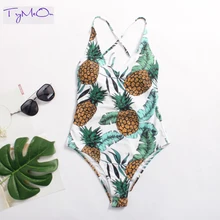 TryMeOn Сексуальная Ананас одна деталь Купальник для женщин Лето г. пляжная одежда купальники для малышек ванный комплект боди Монокини