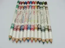 12 pçs/set 12 Cor Cosméticos Maquiagem Pen Waterproof Sobrancelha Eye Liner Lip Pencil Eyeliner