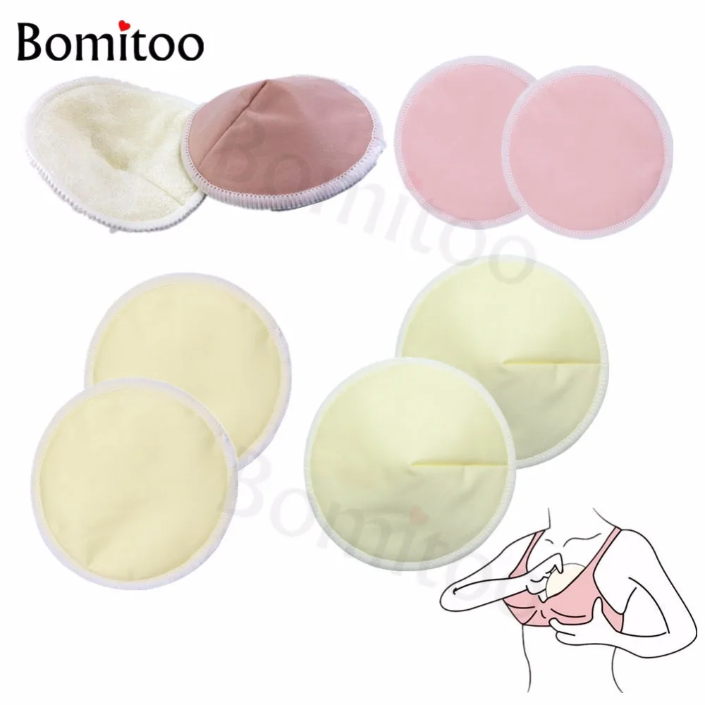 [Bomitoo]8 Pcs Breast Pad Nursing Pads for Mums Wholesale OEM Solid Plain Color Feeding Pad Contoured Nursing Pad Factory 