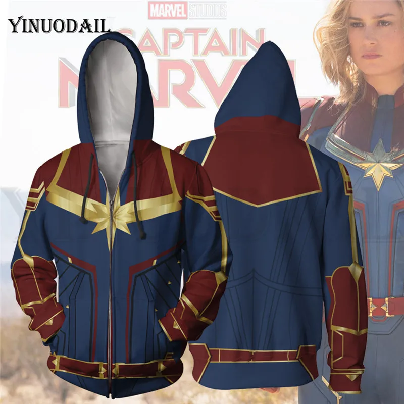 

Captain Marvel Avengers Endgame Marvel Off White 3D Mens Hoodies Hoodie Sweatshirt Hoody Streetwear Poleron Avenger End Game
