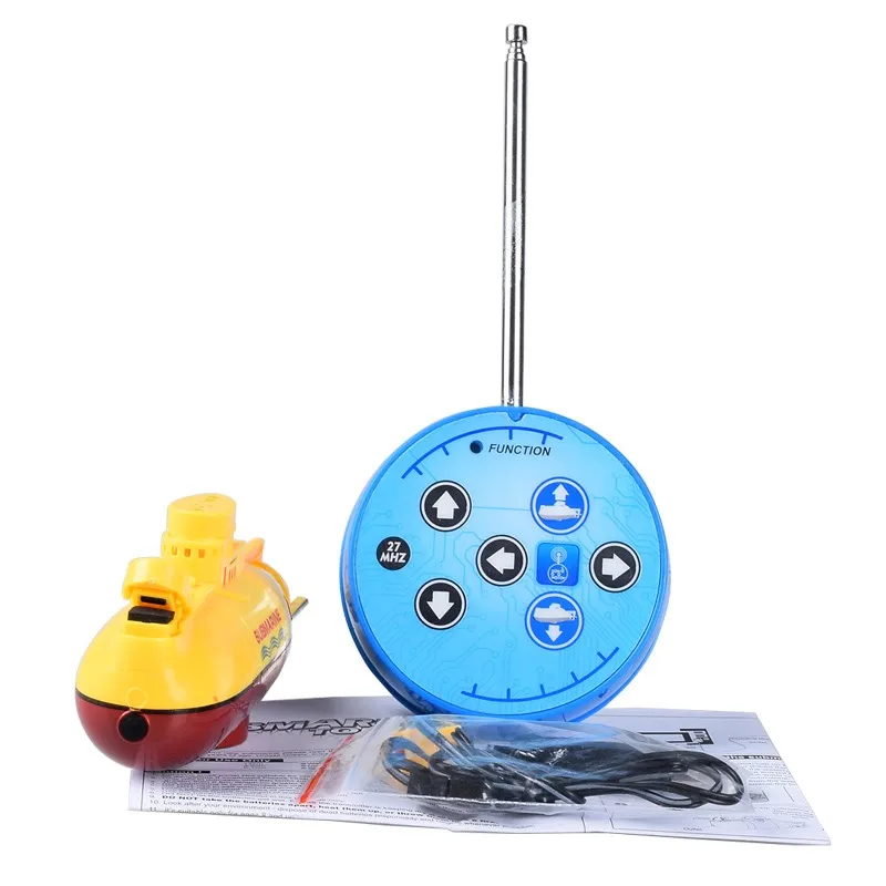 Create Toys 3311 6CH Speed Radio Remote Control Submarine Electric Mini RC Submarine Kids Children Toy