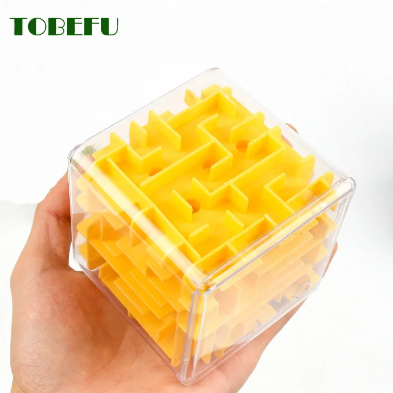 

TOBEFU 3D Cube Maze Puzzle Kids Children Educational Maze Intellect Cube Balance Game and Puzzle Toy Gift Playing Magic Cube