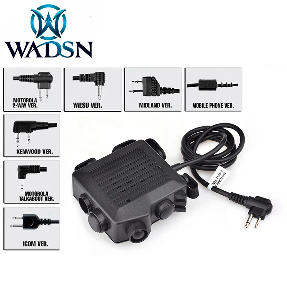 

WADSN Airsoft SELEX TACMIC CT5 tatical Headset Radio military PTT Adaptor Softair ear protection shooting WZ133