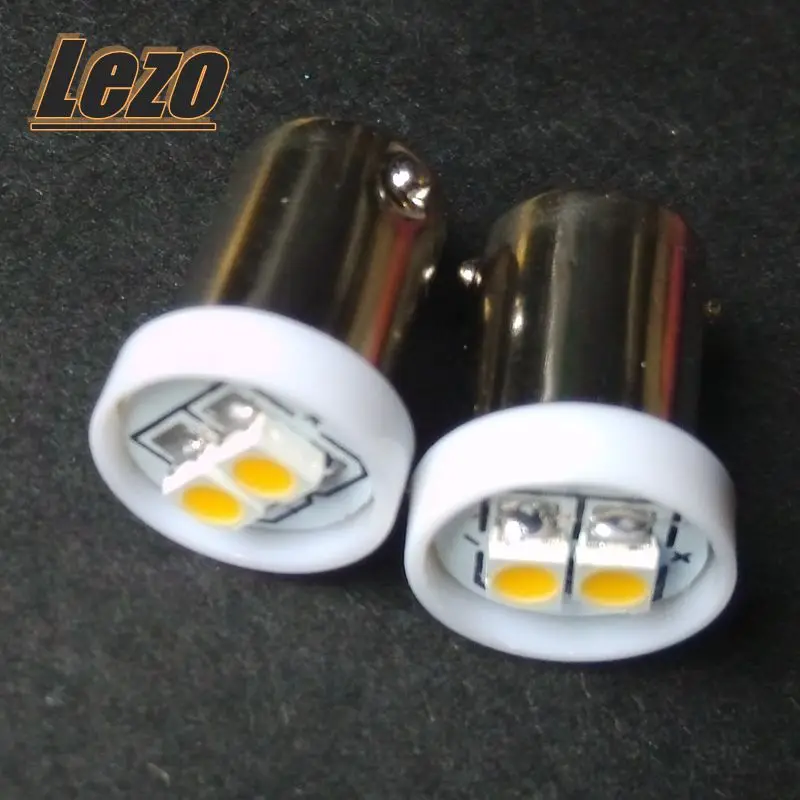 Бесплатная доставка Ba9s 2 SMD 3528 Светодиодный Светодиодная лампа AC6.3v для