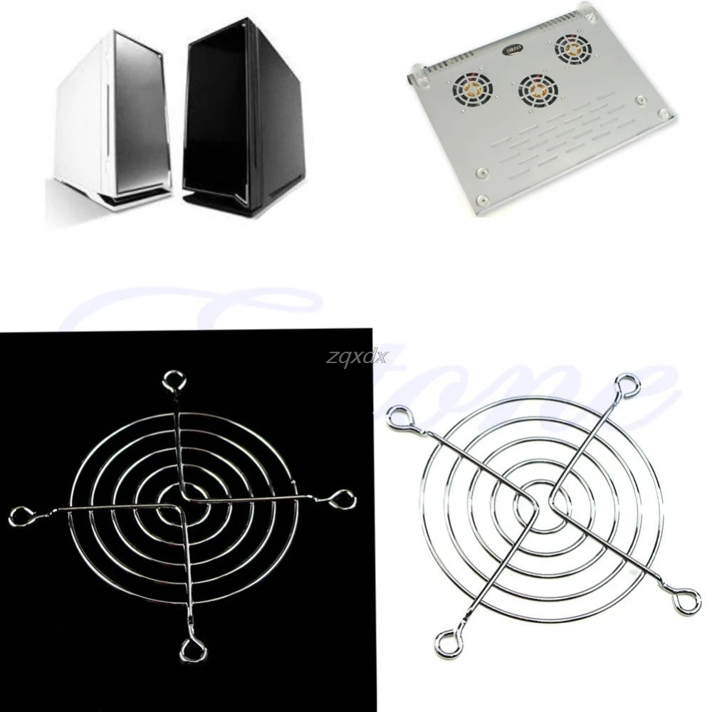 

Free Shipping New Sale Metal 80mm PC Chrome Wire Fan grill / Cover / Guard Protector