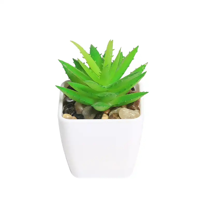 Yumai Mini Cactus Succulent Bonsai Fake Potted For Desk Decor