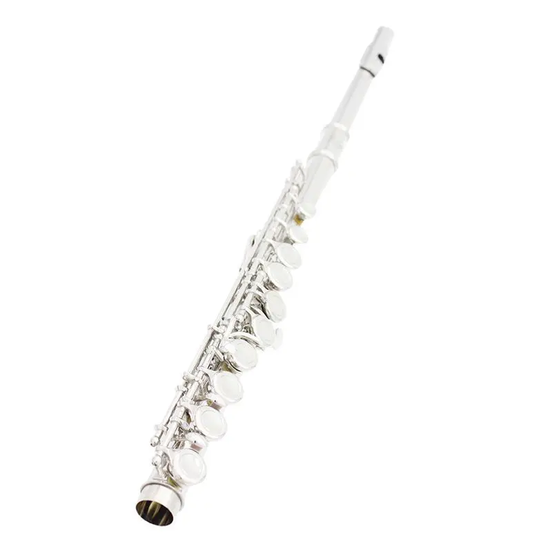 

SLADE Western Concert Silver Flute Plated 16-hole Gold C Cupro-nickel Wind Instrument with Cleaning Cloth Gloves Screwdriver S