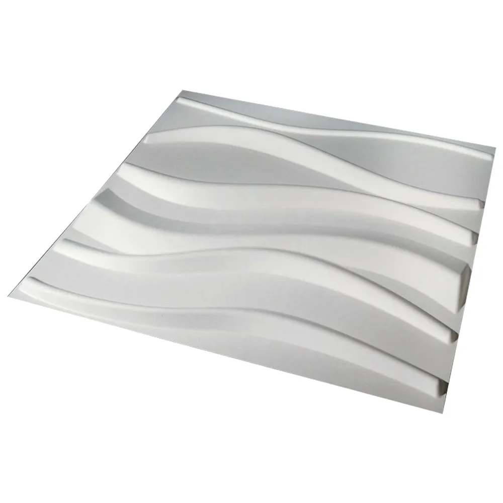Art3d White Plant Fibre 3D Wall Panels - 12 Pieces, 3m2 - Ideal for Interior Decor image 3