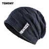 TQMSMY Brand bone men's Winter Hat knitted wool beanies men Hip-Hop capTurban Caps Skullies Balaclava Hats For women gorros ► Photo 1/6