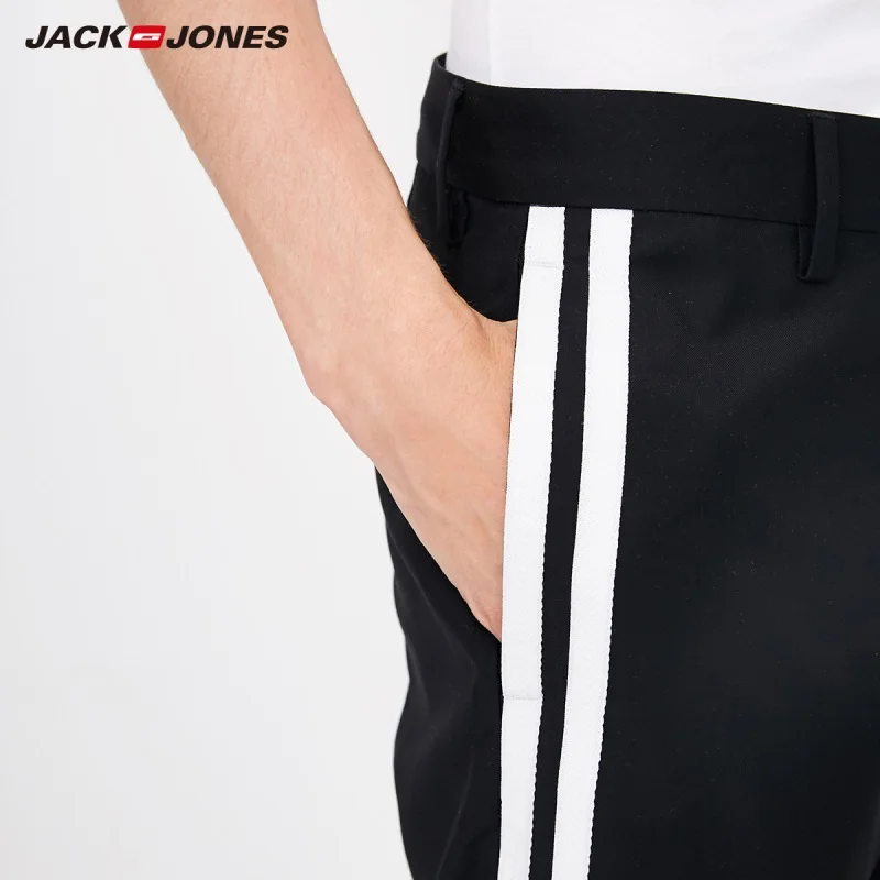 JackJones мужские осенние спортивные штаны в контрастную полоску, свободные штаны, мужская одежда 218314559