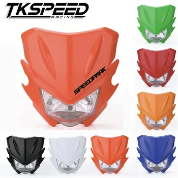 

Universal Motorcycle Headlight Headlamp Fairing For KAWASAKI YAMAHA SUZUKI HONDA KTM Dirt Bike Supermoto Enduro