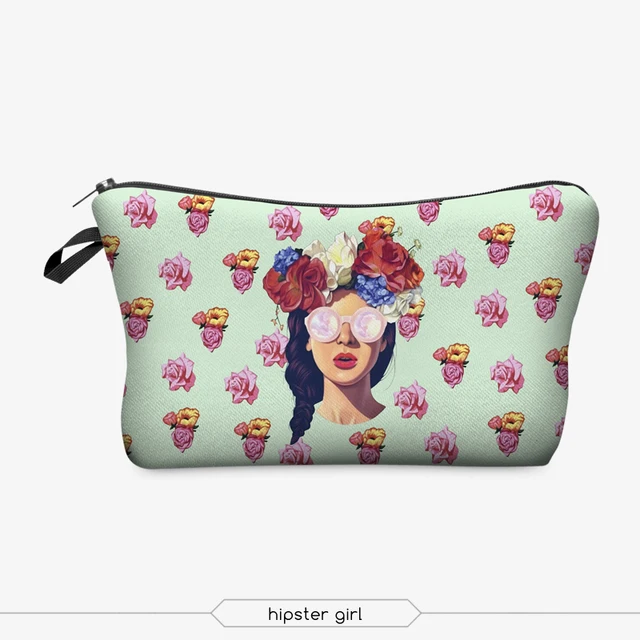 Jom Tokoy Printing Makeup Bags With Multicolor Pattern Cute Cosmetics Pouchs For Travel Ladies Pouch Women Cosmetic Bag -