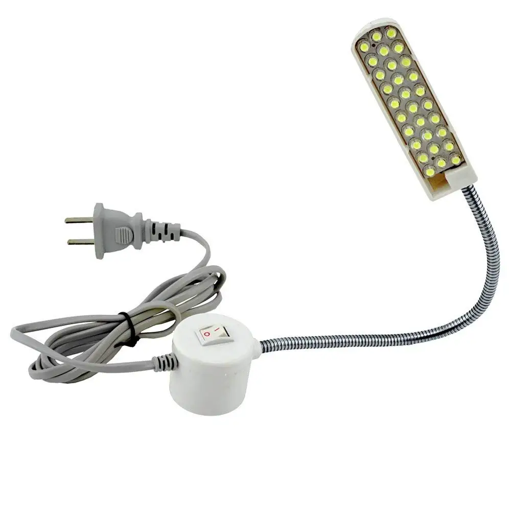 

Gooseneck Sewing Machine Working Light 30 LED Working Lamp With Magnetic Mounting Base for All Sewing Machine Lighting