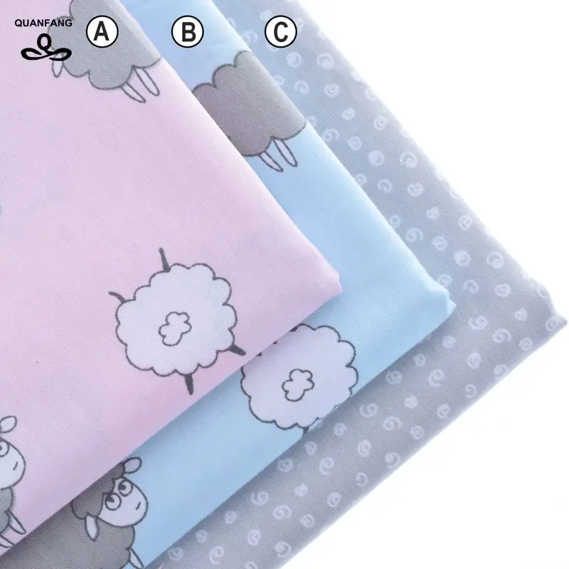 Хлопок набивные ткани Лоскутные материалы для шитья Стёганое одеяло Скрапбукинг
