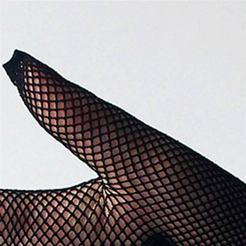  Ladies Girls Neon Sexy Short Fingerless Fishnet Lace High Elasticity Gloves Hand Gloves guantes eldiven handschoenen 40FE1415