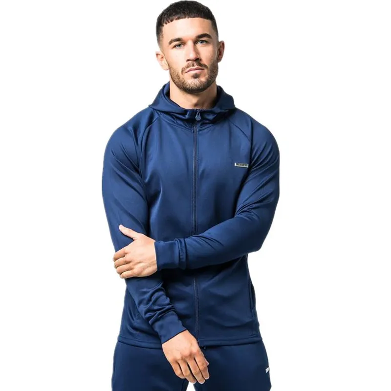 

Spring Men Sportswear Tracksuit Hooded Jacket Sweatshirt+pant Male Running Jogger Casual Workout Outfit Exercise Set Sport Suit