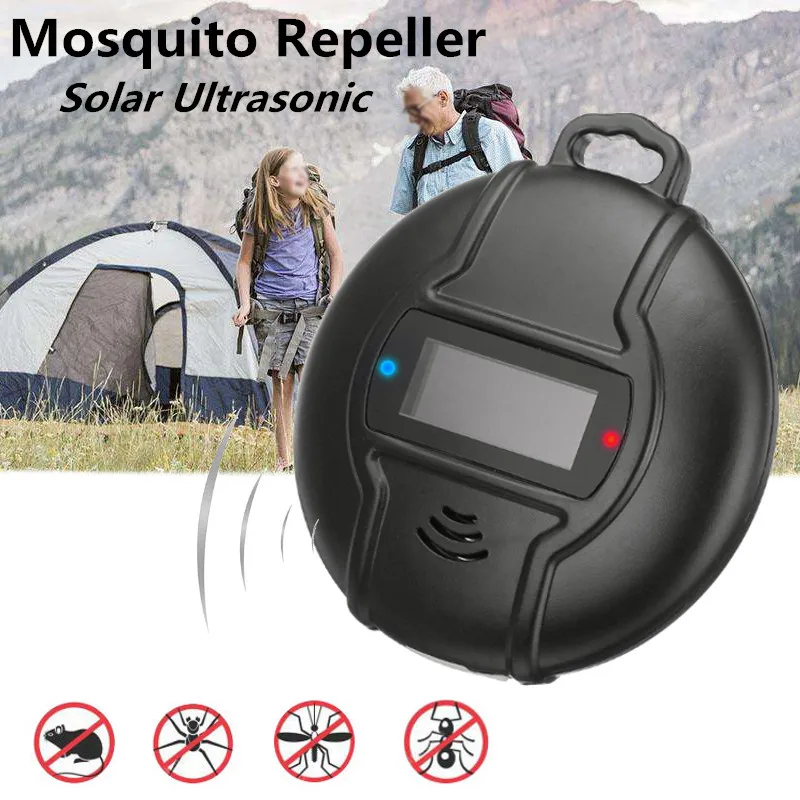 

Outdoor Ultrasonic Solar USB Portable Repellent Pest Repeller with Compasses Animal Mouses Mosquito Garden Bird Dog Foxs Snakes