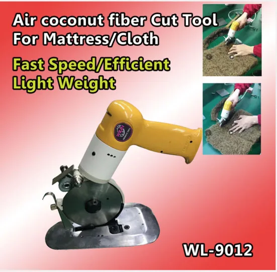 

Wilin Pneumatic Hand-Held Fiber Cut Tools For Mattress Or Fabirc Fast Speed Effcient Light Weight WL-9012