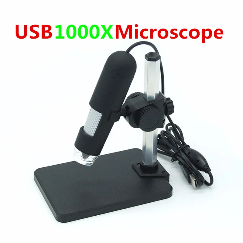 Minsvision 1000X USB Digital Microscope 8 LED Adjustable Camera
