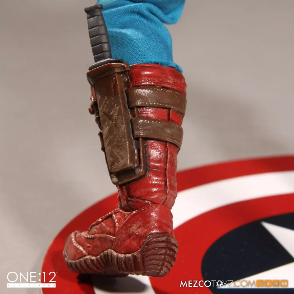 Crazy Toys Captain America Variant Action Figure Real Colthes Verion Movable Joints Captain America PVC Figures Toy Brinquedos  (7)