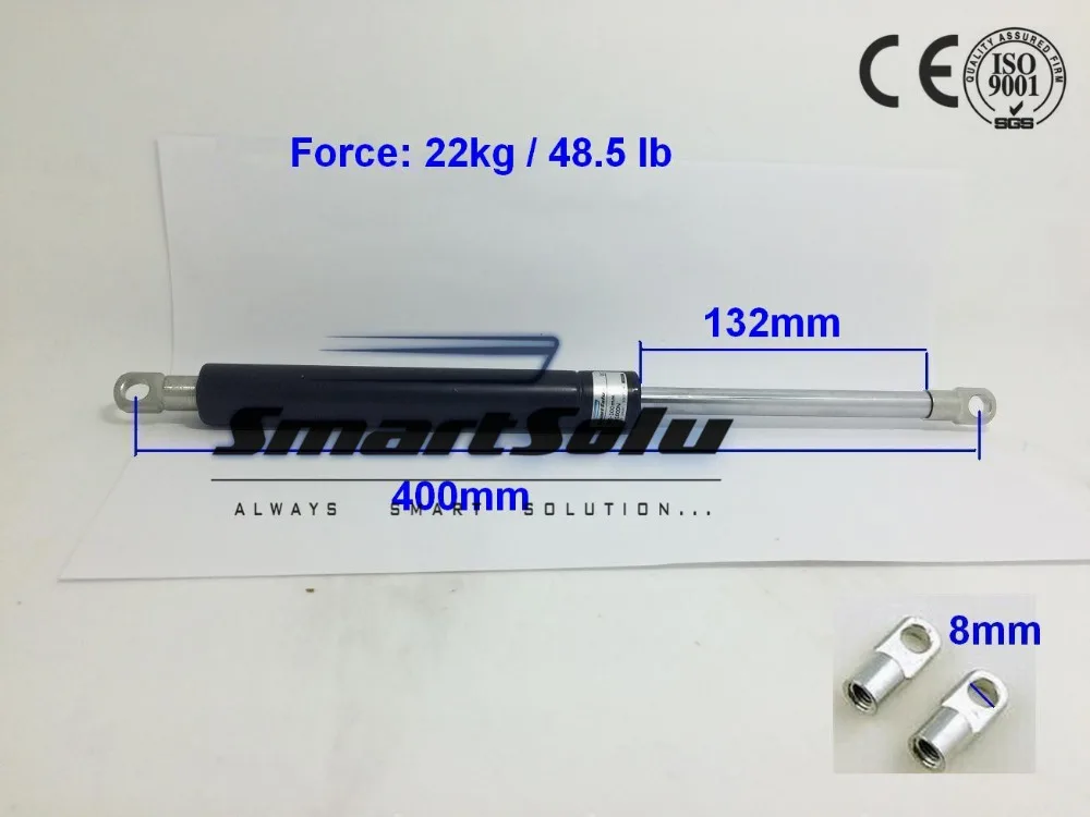 

Free Shipping Gas Spring Strut 48.5 lb / 22Kg Force Metal for Auto