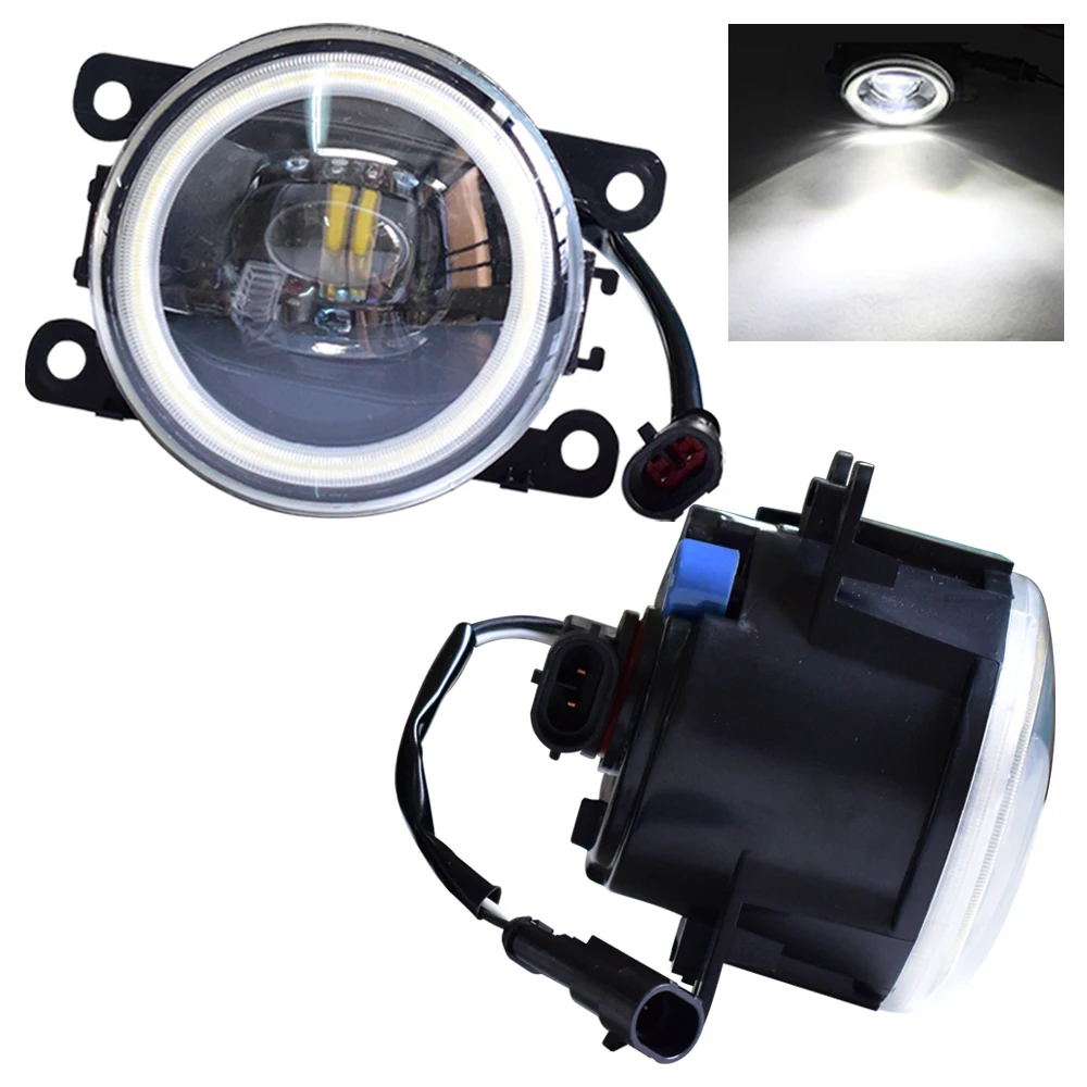 

1 Pair Front Bumper Angel Eyes LED Fog Light For Opel Vectra GTS OPC (C) 2005-2008 High Brightness Halogen Fog Lamp Lights