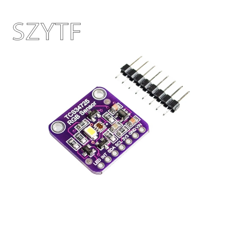 TCS34725 низкая Мощность ИК Блокировка фильтр RGB светильник Цвет Сенсор распознавания Diy Kit Электронная Печатная плата для Arduino программируемый