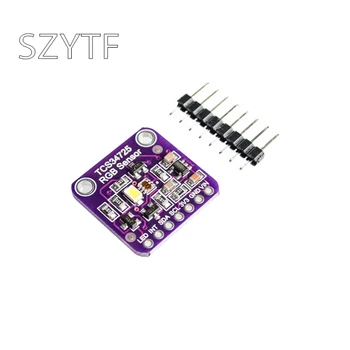 

TCS34725 Low Power IR Blocking Filter RGB Light Color Sensor Recognition Diy Kit Electronic PCB Board For Arduino Programmable