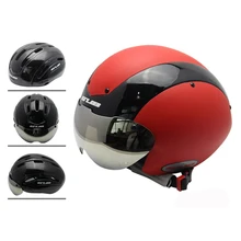 New Time Trail Racing Bicycle helmet Multi-function 13 Air Vent Goggle Cycling Helmet Road Bike Outside Sports Mountain Helmet