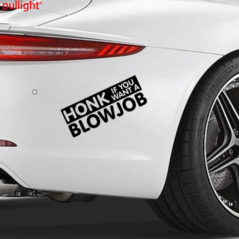Забавная наклейка на автомобиль фургон Honk If You Want A B J дрейф Jdm Vag Euro забавная шутка |