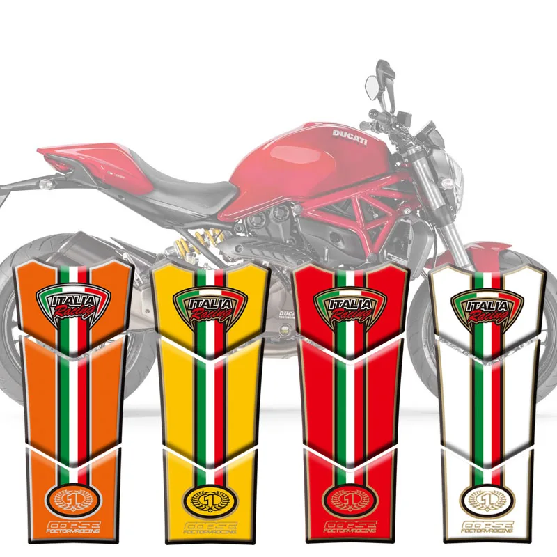 Decalcomanie Adesive Per Serbatoio Moto 3D Tank Pad Fish Bone Sticker Protezione Per Serbatoio Per Ducati Monster 600 1000 1993 - 2008