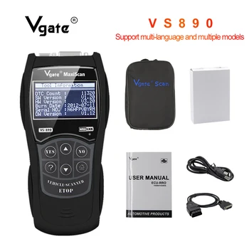 

Vgate VS890 Scantool Maxiscan diagnostic tool obd2 scanner car diagnostic code reader compliant SAE J1979 Better ELM327 V1.5