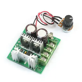 

CCMHCW DC12-40V 400W 10A Adjustable PWM DC Motor Speed Controller