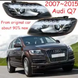 1 шт., Подержанный 2007~ 2015y для Audi Q7 головной светильник, автомобильные аксессуары, Q7 противотуманная фара, из оригинального автомобиля, 90%, есть дефект, Q7 Дневной светильник - Цвет: one pair 2pcs