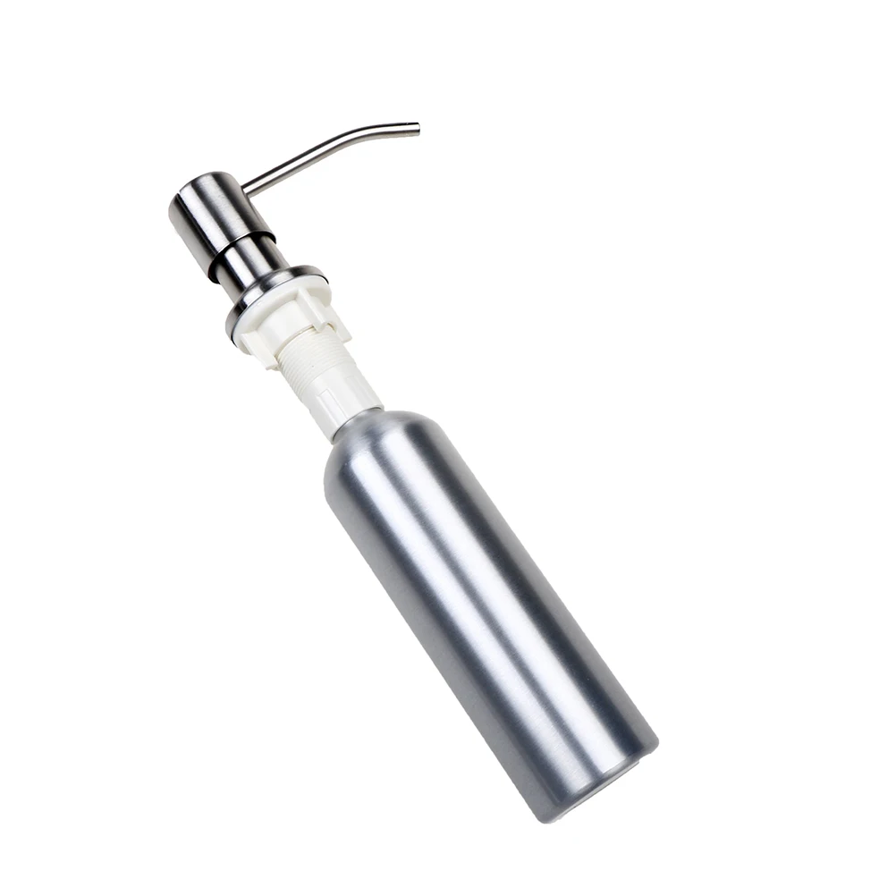 1PCS 300ML Stainless Steel Kitchen Sink Soap Box New Mounted Kitchen Vessel Liquid Soap Dispenser