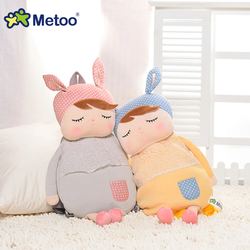 

19 inch Metoo Plush backpack rabbit doll children's backpack girl gift school bag girl toys panda rabbit bunny hare kids toys
