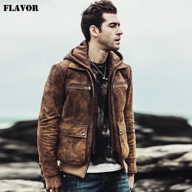 Leather Jacket Genuine Men Winter  Flavor Genuine Leather - Men's Real  Leather - Aliexpress