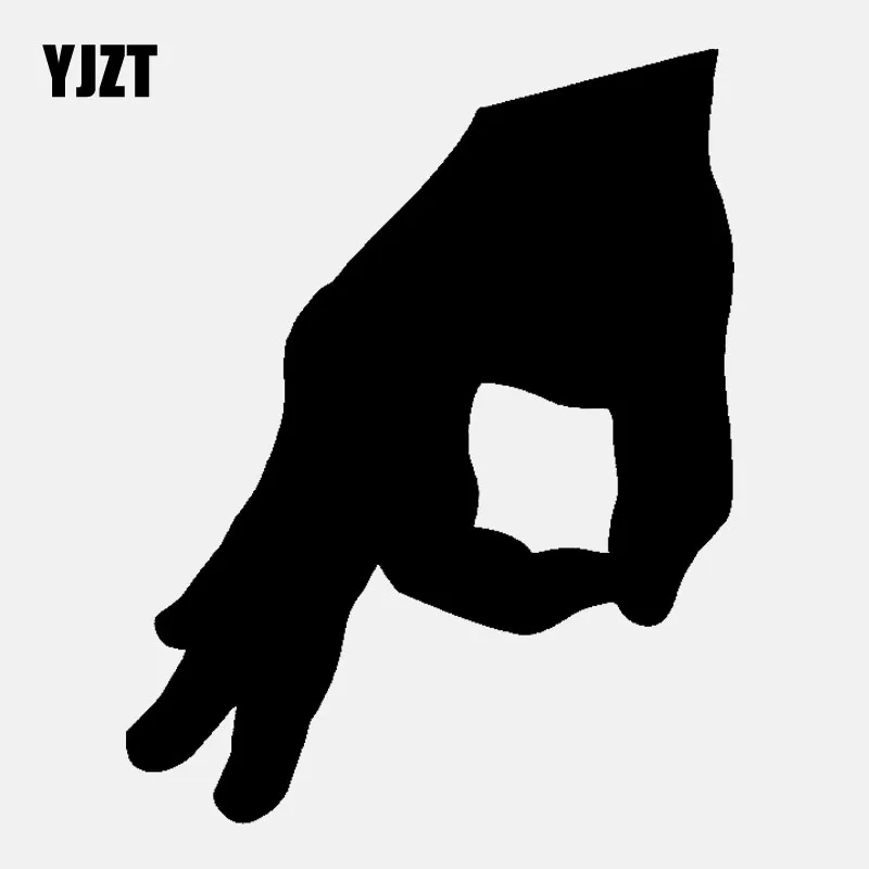 YJZT 9 см * 12 6 забавная виниловая наклейка с надписью Hand Mad для дизельного автомобиля
