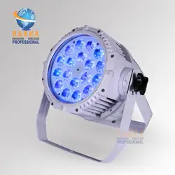 Раша IP65 Водонепроницаемый 18 шт. * 18 Вт 6in1 RGBAW + uv led номинальной света, напольный номинальной света для этапа партии, событие