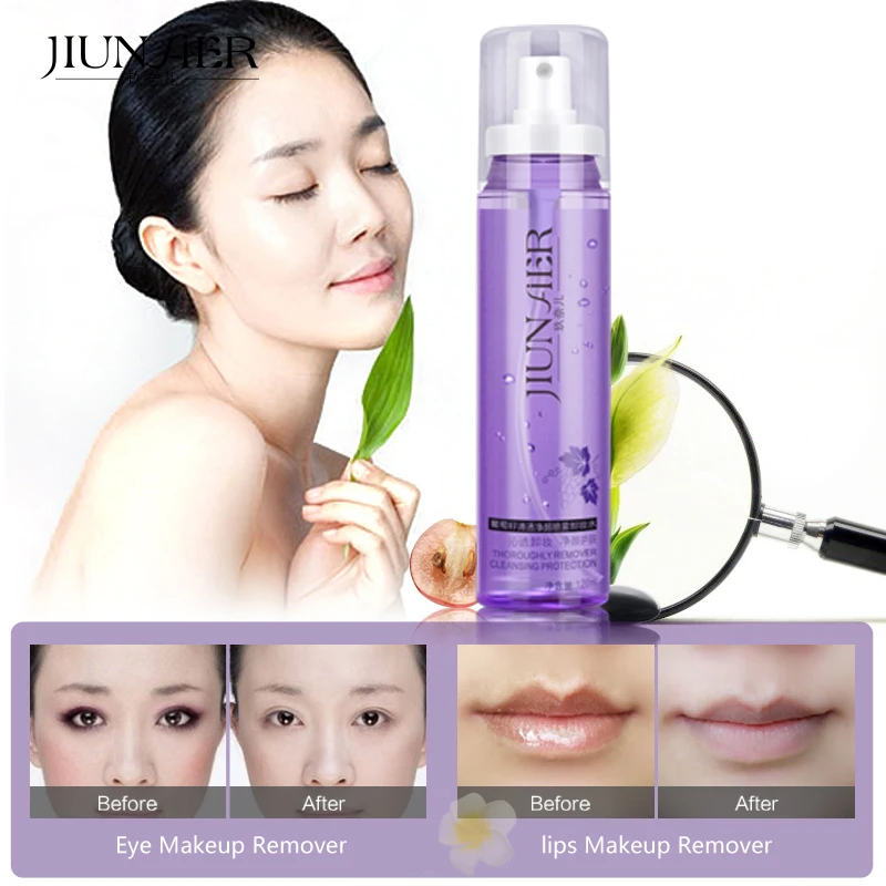 

Skin Care Grape pip Deep Cleansing Water Intensive Purify Makeup Remover Oil Soft for Eyes Lips Natural Mild Clean Face Make Up