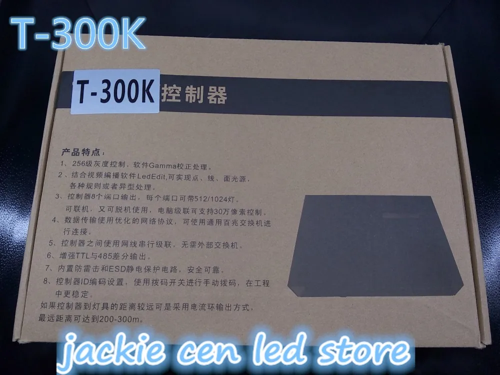 T300K светодиодный контроллер, sd-карта онлайн через RGB контроллер Полноцветный светодиодный пиксельный модуль контроллер 8 портов 8192 пикселей ws2811 ws2801, T-300K