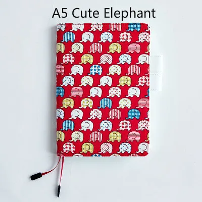A5Kawaii блокнот планировщик Обложка журнал ежедневник еженедельник блокнот школьные офисные принадлежности канцелярские принадлежности Bullet Journal - Цвет: A5 Cute Elephant