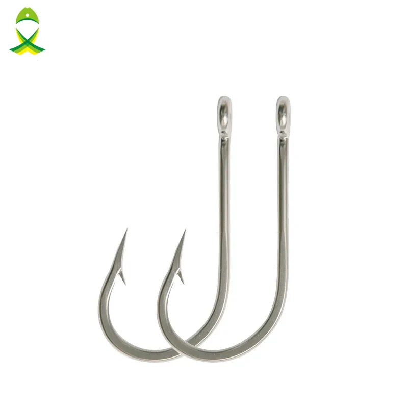 Jsm 20 Pcs/lot Sharp Big Game Stainless Steel Shark Fishing Hooks