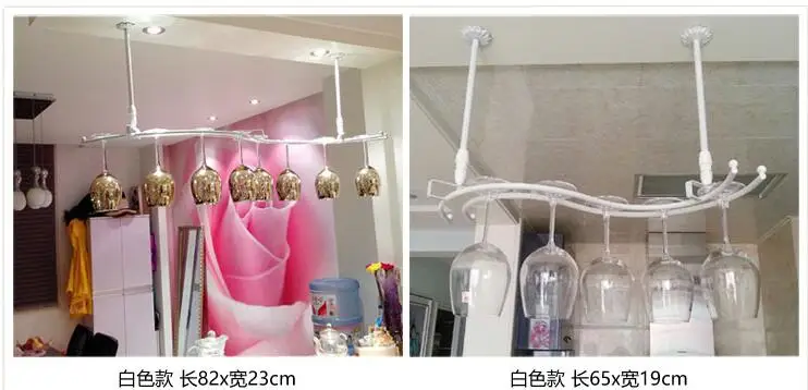 Hanging glass frame. Wine rack. The bar glass. Upside down glass frame