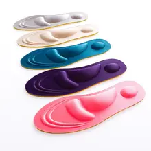 1 пара 4D Спортивные Мягкие стельки для обуви на высоком каблуке, ортопедический массаж, облегчение боли, вставка, амортизатор, уход за ногами